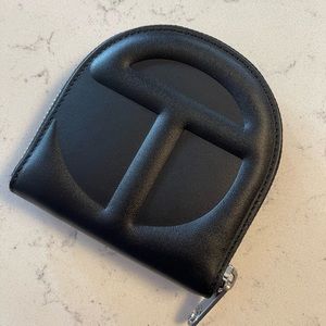 Telfar black wallet brand new never used.